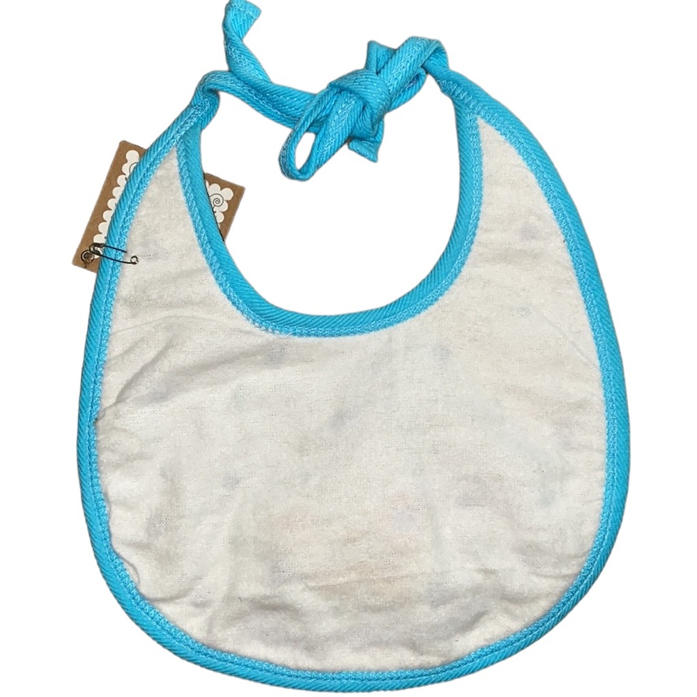 NEW 60’s lyrics “the lion sleeps tonight” baby bib - Picture 5 of 6
